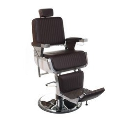 BEAUTY SYSTEM Fotel barberski LUMBER BH-31823 Brązowy